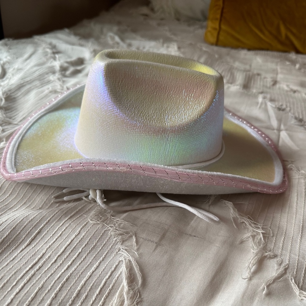 Costume Holographic light up cowboy hat